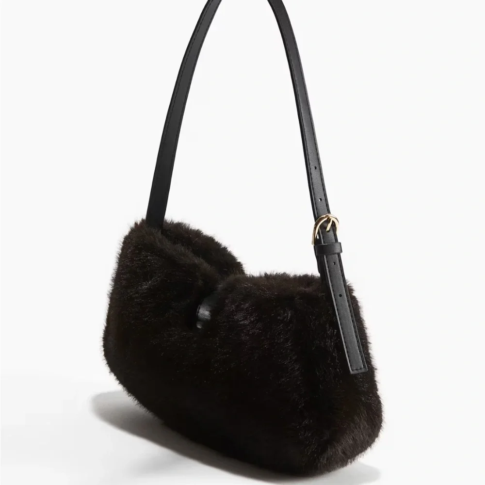 FLUFFY SHOULDER BAG - Picture 3 of 6